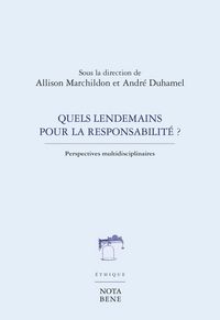 Produktbild: Quels lendemains pour la responsabilite ?