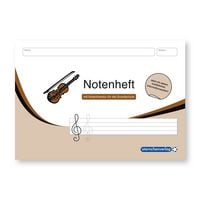 Produktbild: Notenheft mit Notenlineatur f&uuml;r die Grundschule