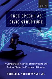 Produktbild: Free Speech as Civic Structure