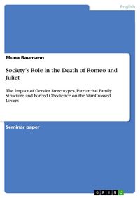 Produktbild: Society's Role in the Death of Romeo and Juliet