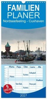 Produktbild: Familienplaner 2027 - Nordseefeeling - Cuxhaven mit 5 Spalten (Wandkalender, 21 x 45 cm) CALVENDO