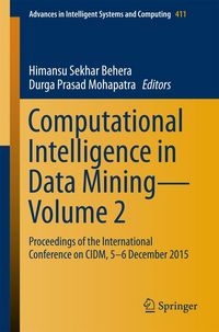 Produktbild: Computational Intelligence in Data Mining-Volume 2
