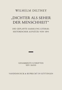 Produktbild: Dichter als Seher der Menschheit