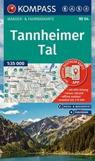 Produktbild: KOMPASS Wanderkarte 04 Tannheimer Tal 1:35.000