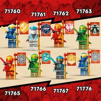 LEGO NINJAGO 71761 Zanes Power-Up-Mech EVO, Action-Spielzeug ab 6 Jahren