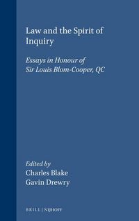 Produktbild: Law and the Spirit of Inquiry:Essays in Honour of Sir Louis Blom-Cooper, QC