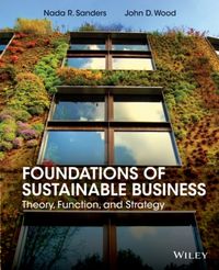 Produktbild: Sanders, N: Foundations of Sustainable Business