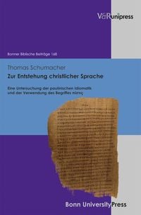 Produktbild: Zur Entstehung christlicher Sprache