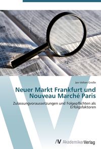 Produktbild: Neuer Markt Frankfurt und Nouveau March&eacute; Paris
