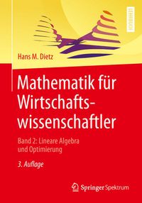 Produktbild: Mathematik f&uuml;r Wirtschaftswissenschaftler
