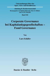 Produktbild: Corporate Governance bei Kapitalanlagegesellschaften - Fund Governance.