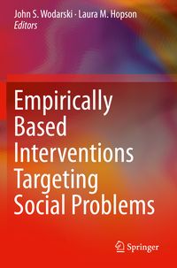 Produktbild: Empirically Based Interventions Targeting Social Problems