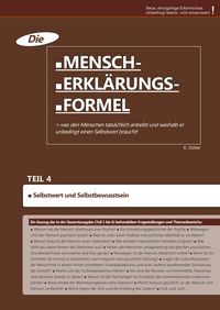 Produktbild: Die Mensch-Erkl&auml;rungsformel (Teil 4)