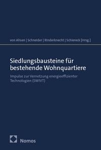 Produktbild: Siedlungsbausteine f&uuml;r bestehende Wohnquartiere