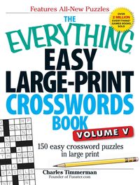 Produktbild: The Everything Easy Large-Print Crosswords Book, Volume V