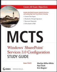 Produktbild: MCTS Windows SharePoint Services 3.0 Configuration Study Guide