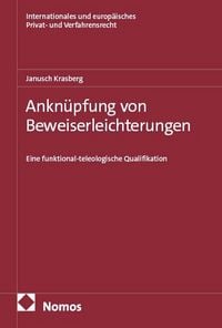 Produktbild: Ankn&uuml;pfung von Beweiserleichterungen