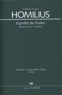 Produktbild: Ergreifet die Psalter, ihr christlichen Ch&ouml;re, Studienpartitur