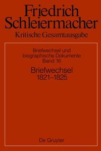 Produktbild: Briefwechsel 1821&ndash;1824