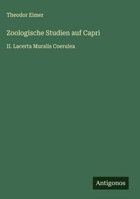 Produktbild: Zoologische Studien auf Capri
