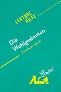 Produktbild: Die Wohlgesinnten von Jonathan Littell (Lekt&uuml;rehilfe)