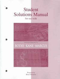 Produktbild: Student Solutions Manual for usw with Investments