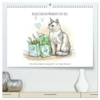 Produktbild: Kleine Schnurr-Momente f&uuml;rs Herz (hochwertiger Premium Wandkalender 2026 DIN A2 quer), Kunstdruck in Hochglanz