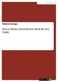 Produktbild: How to Write a Book Review. Book Review Guide