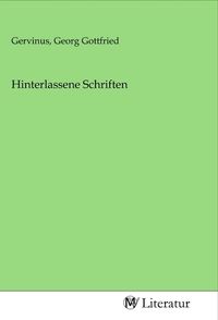 Produktbild: Hinterlassene Schriften