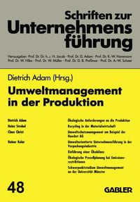 Produktbild: Umweltmanagement in der Produktion