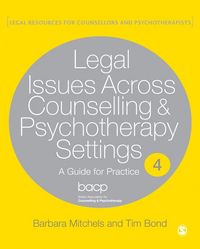 Produktbild: Legal Issues Across Counselling & Psychotherapy Settings