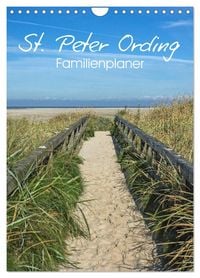 Produktbild: St. Peter Ording Familienplaner (Wandkalender 2026 DIN A4 hoch), CALVENDO Monatskalender