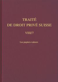 Produktbild: Bd. VIII/7: Les papiers-valeurs