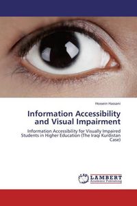Produktbild: Hassani, H: Information Accessibility and Visual Impairment