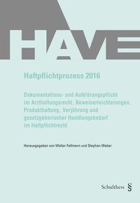 Produktbild: Haftpflichtprozess 2016