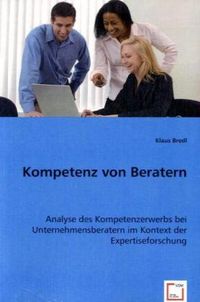 Produktbild: Bredl, K: Kompetenz von Beratern