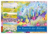 Produktbild: Im Rausch der Bl&uuml;ten - Farbenfroh gemalte Blumenwiesen (Wandkalender 2026 DIN A2 quer), CALVENDO Monatskalender