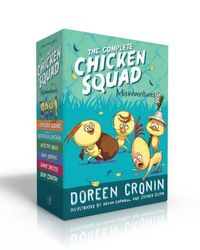 Produktbild: The Complete Chicken Squad Misadventures (Boxed Set): The Chicken Squad; The Case of the Weird Blue Chicken; Into the Wild; Dark Shadows; Gimme Shelte