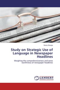 Produktbild: Study on Strategic Use of Language in Newspaper Headlines