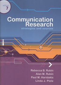 Produktbild: Rubin, R: Communication Research