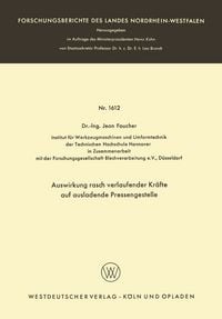 Produktbild: Auswirkung rasch verlaufender Kr&auml;fte auf ausladende Pressengestelle