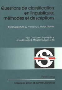 Produktbild: Questions de classification en linguistique: m&eacute;thodes et descriptions