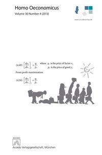 Produktbild: Homo Oeconomicus 30 (4)
