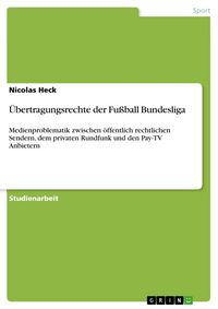 Produktbild: &Uuml;bertragungsrechte der Fu&szlig;ball Bundesliga