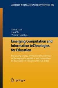 Produktbild: Emerging Computation and Information teChnologies for Education
