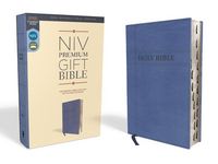 Produktbild: Niv, Premium Gift Bible, Leathersoft, Navy, Red Letter Edition, Indexed, Comfort Print