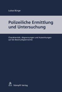 Produktbild: Polizeiliche Ermittlung und Untersuchung
