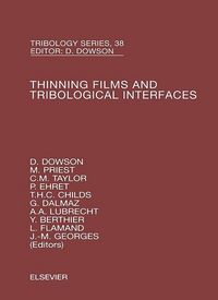 Produktbild: Thinning Films and Tribological Interfaces