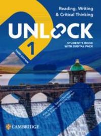 Produktbild: Unlock Level 1 Reading, Writing and Critical Thinking Student's Book with Digital Pack