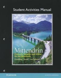 Produktbild: Goulding, C: Student Activities Manual for Mittendrin